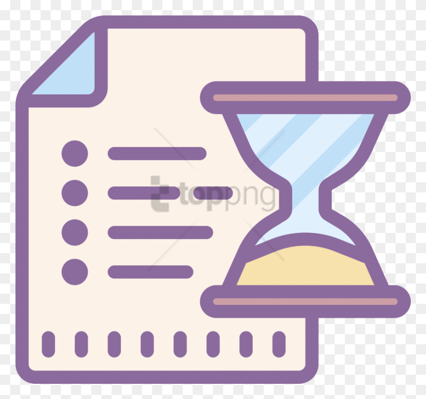 850x794 Free Order History Icon Icon Historial, Text, Hourglass HD PNG Download