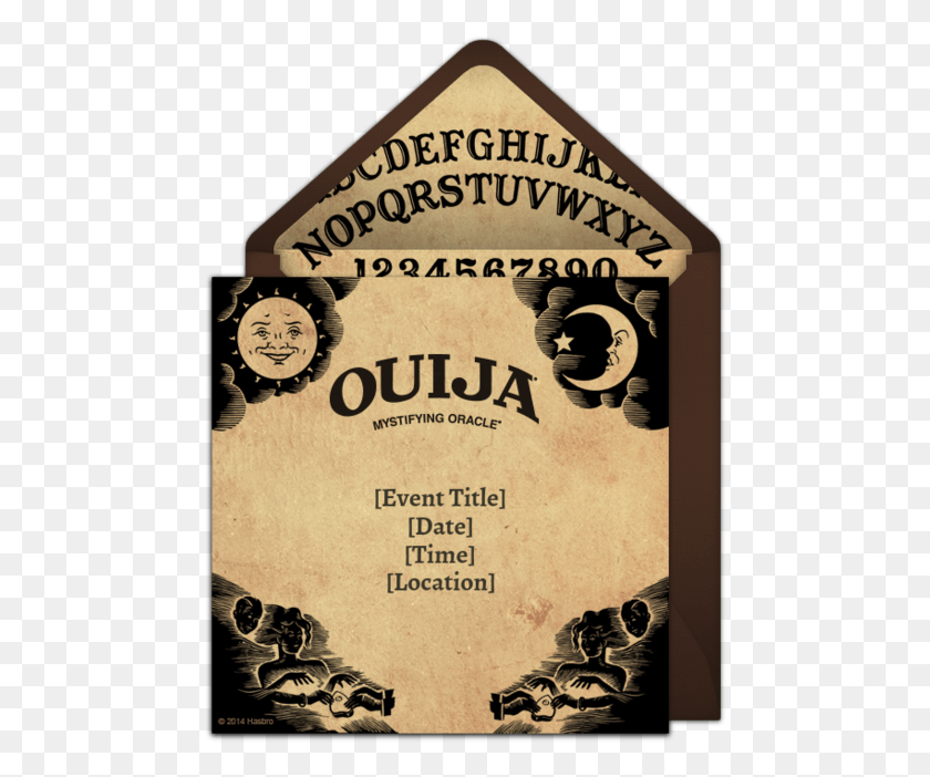 473x642 Free Ouija Fright Night Ouija Board, Text, Label, Clock Tower HD PNG Download