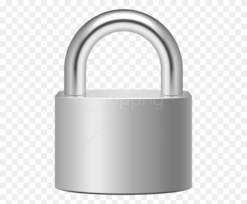 469x633 Free Padlock Silver Clip Art Clipart Button Icon, Sink Faucet, Lock, Security HD PNG Download