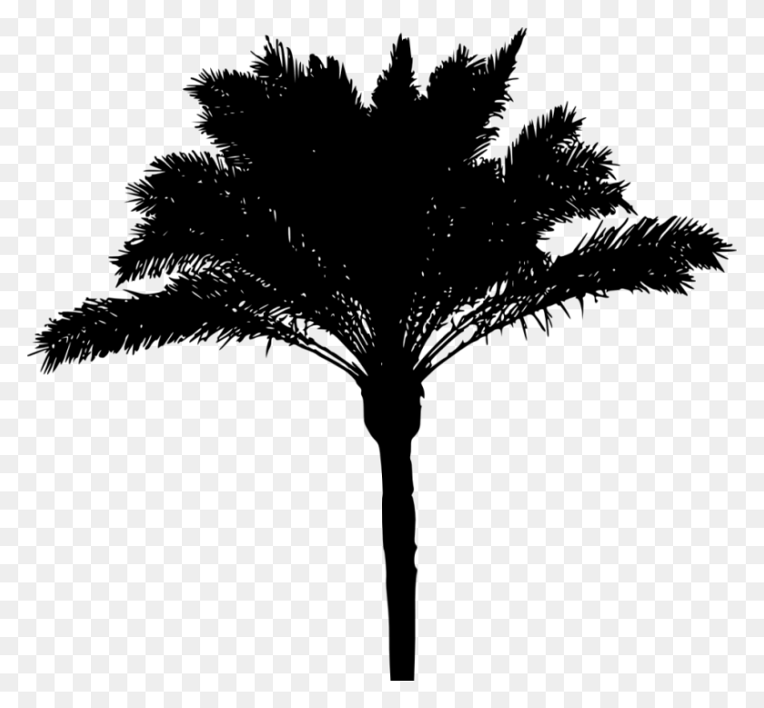 850x783 Free Palm Tree Silhouette Palm Tree Silhouette, Tree, Plant, Arecaceae HD PNG Download