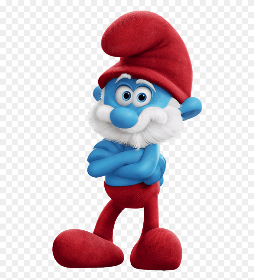 498x867 Free Papa Smurf Smurfs The Lost Village Smurfs The Lost Village Papa Smurf, Mascot, Toy, Super Mario HD PNG Download