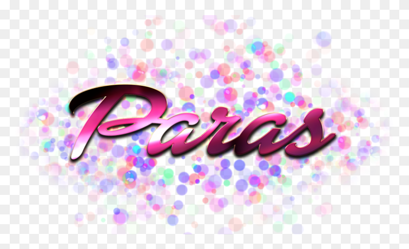 784x454 Free Paras Miss You Name Images Paras Name, Confetti, Paper, Light Hd Png Download