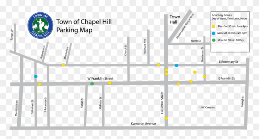 786x394 Free Parking Town Of Chapel Hill, Plot, Text, Plan HD PNG Download