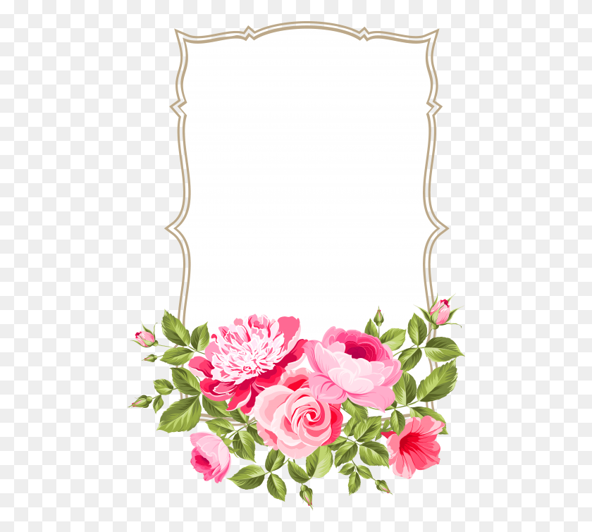 480x695 Free Peony Flowers Garland Images Bunga Mawar Pink, Plant, Flower, Blossom HD PNG Download