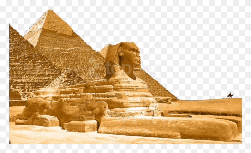 851x494 Descargar Png Faraón Imágenes De Fondo Gran Esfinge De Giza, Arquitectura, Edificio, Pirámide Hd Png