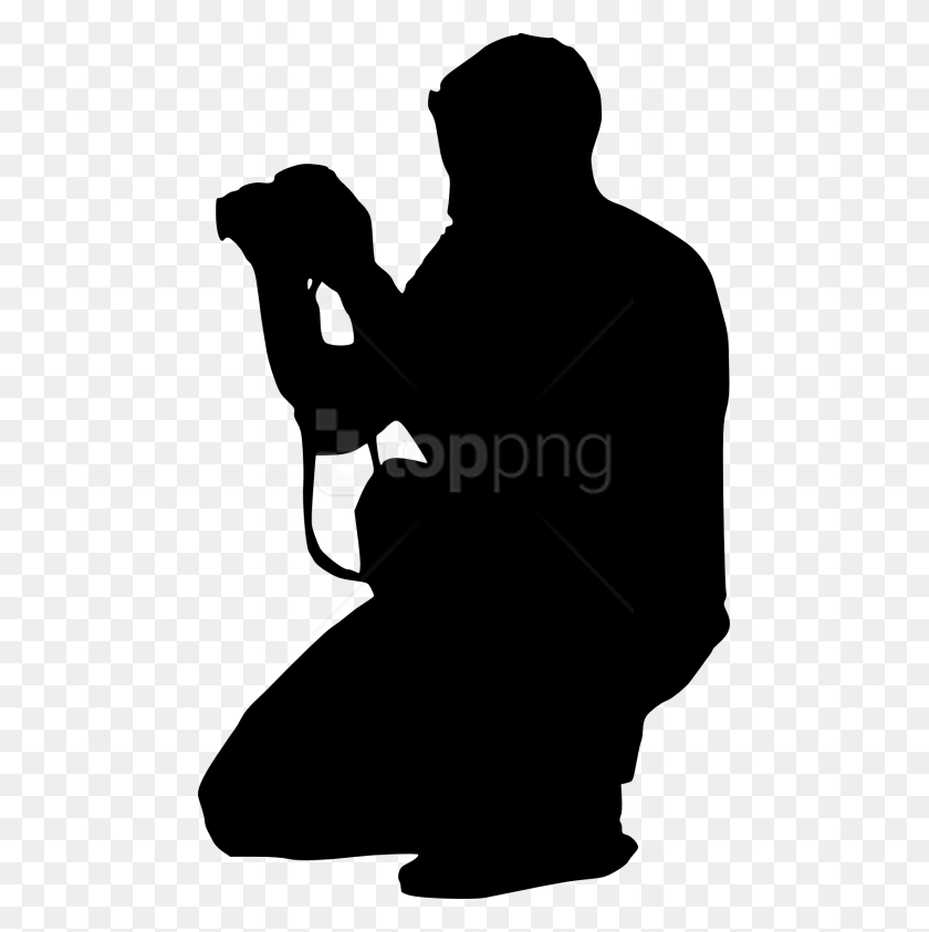 481x783 Free Photographer With Camera Silhouette Camera, Person, Human HD PNG Download