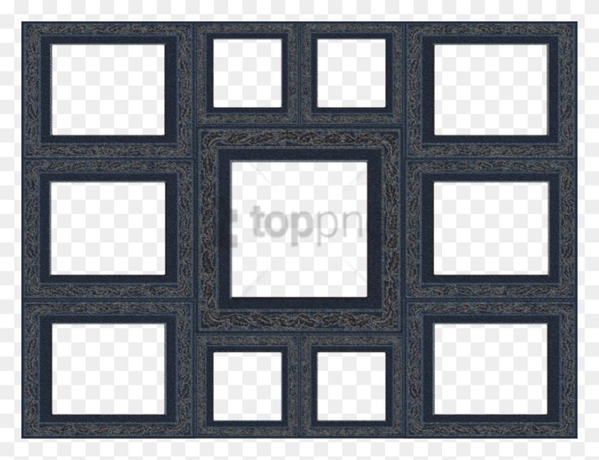 850x638 Free Picture Frame Image With Transparent Background Collage Photo Frames Background, Text, Cross, Symbol HD PNG Download