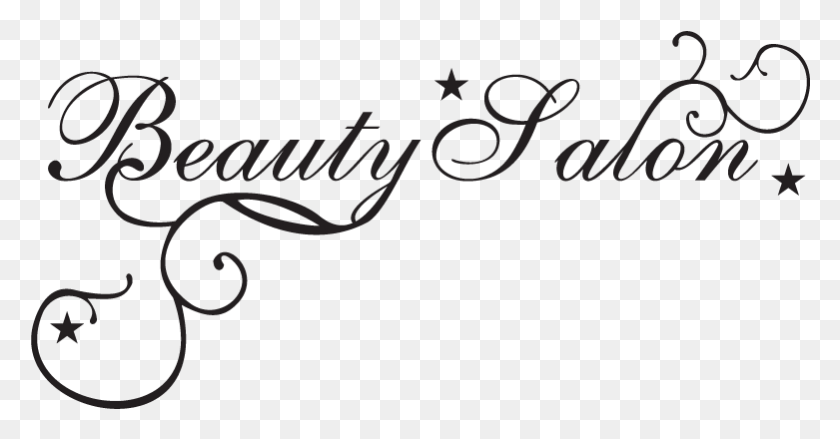 781x380 Free Pictures Of Beauty Salon Calligraphy, Text, Handwriting, Letter HD PNG Download