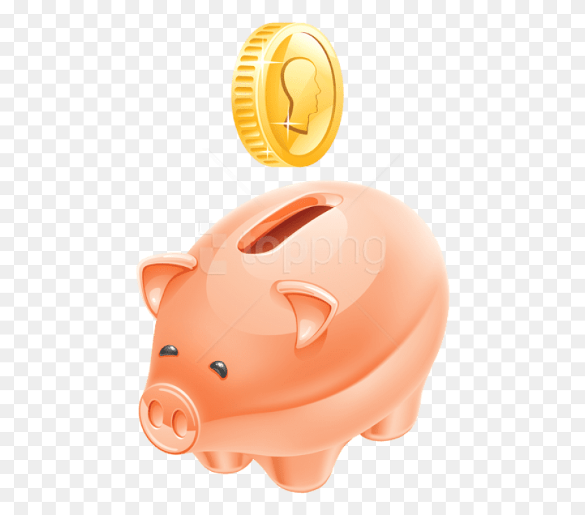 452x679 Free Piggy Bankpicture Clipart Photo Piggy Bank Clipart, Helmet, Clothing, Apparel HD PNG Download