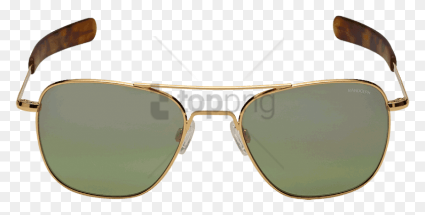850x399 Free Pilot Sunglasses Image With Transparent Randolph Engineering Aviator, Accessories, Accessory, Glasses HD PNG Download