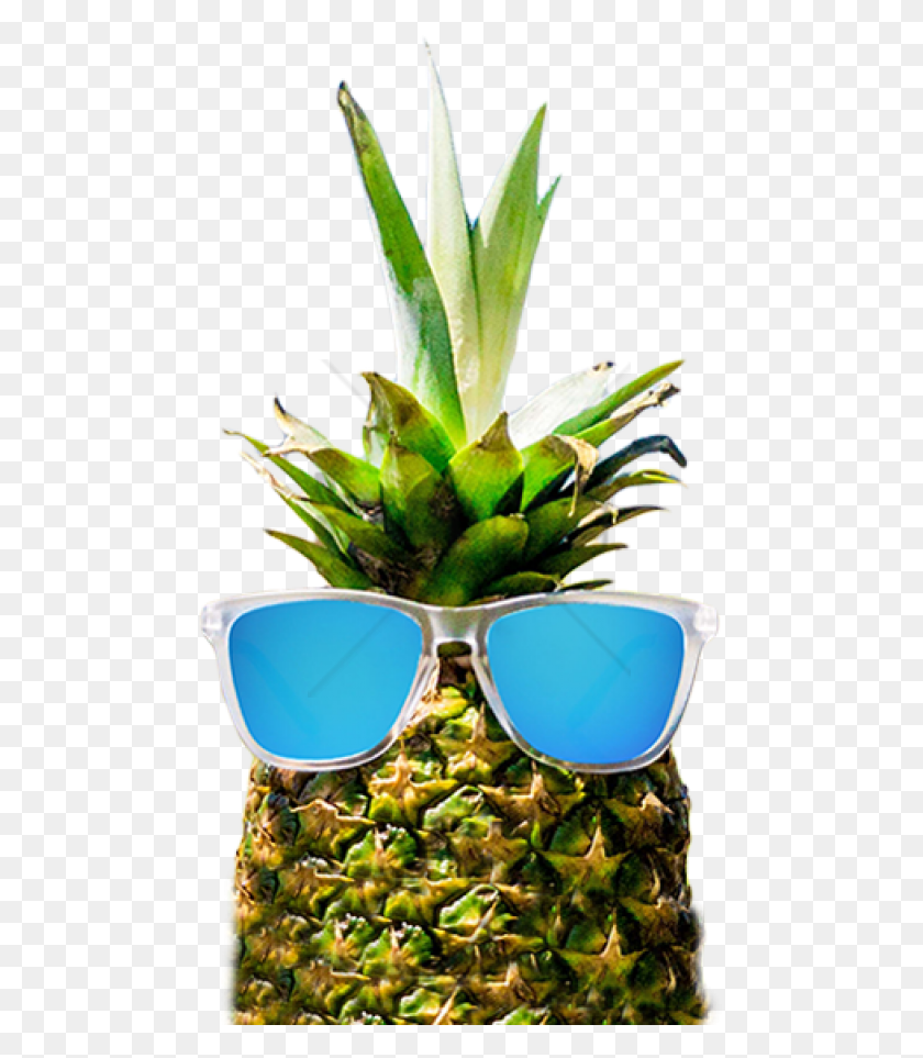 480x903 Free Pineapple With Sunglasses Image With Transparent Pineapple With Sunglasses, Plant, Accessories, Accessory HD PNG Download