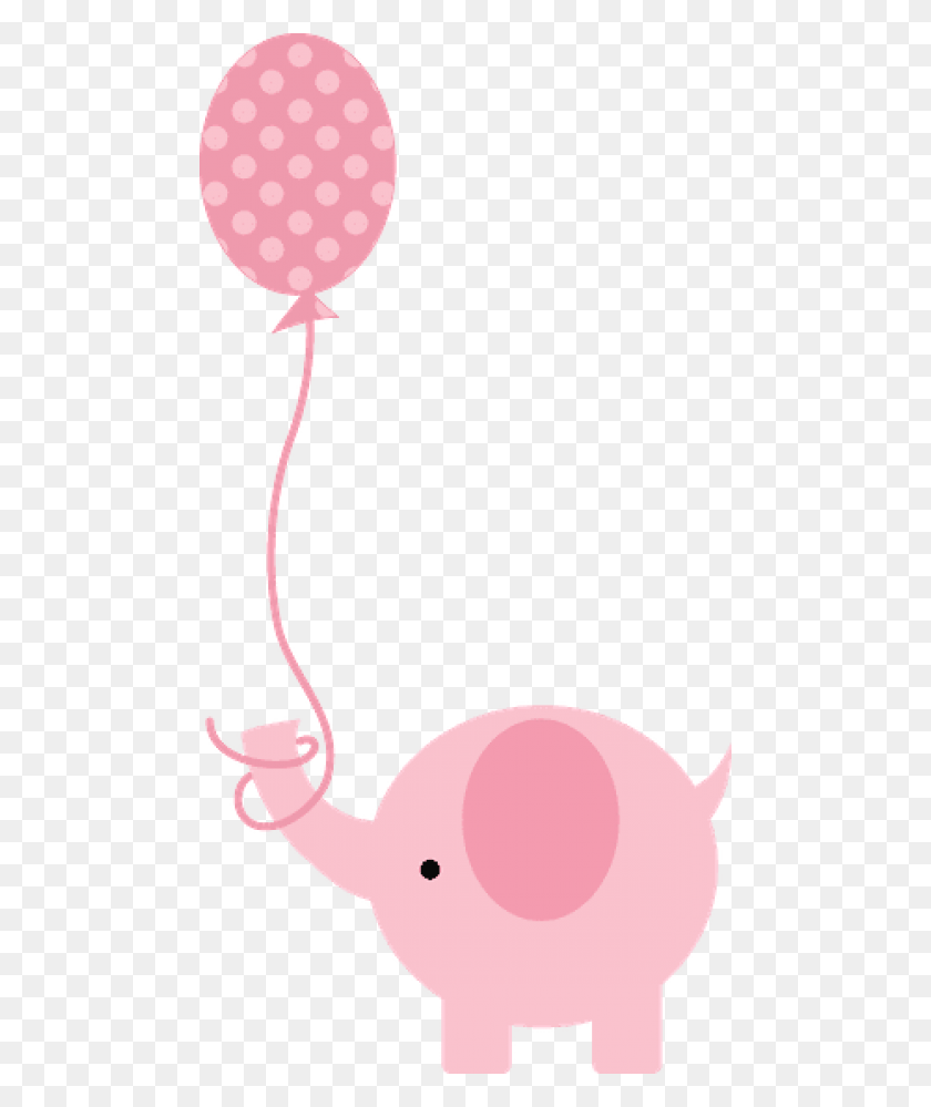 480x939 Free Pink Baby Shower Elephant Images Baby Shower Elephant Clipart HD PNG Download