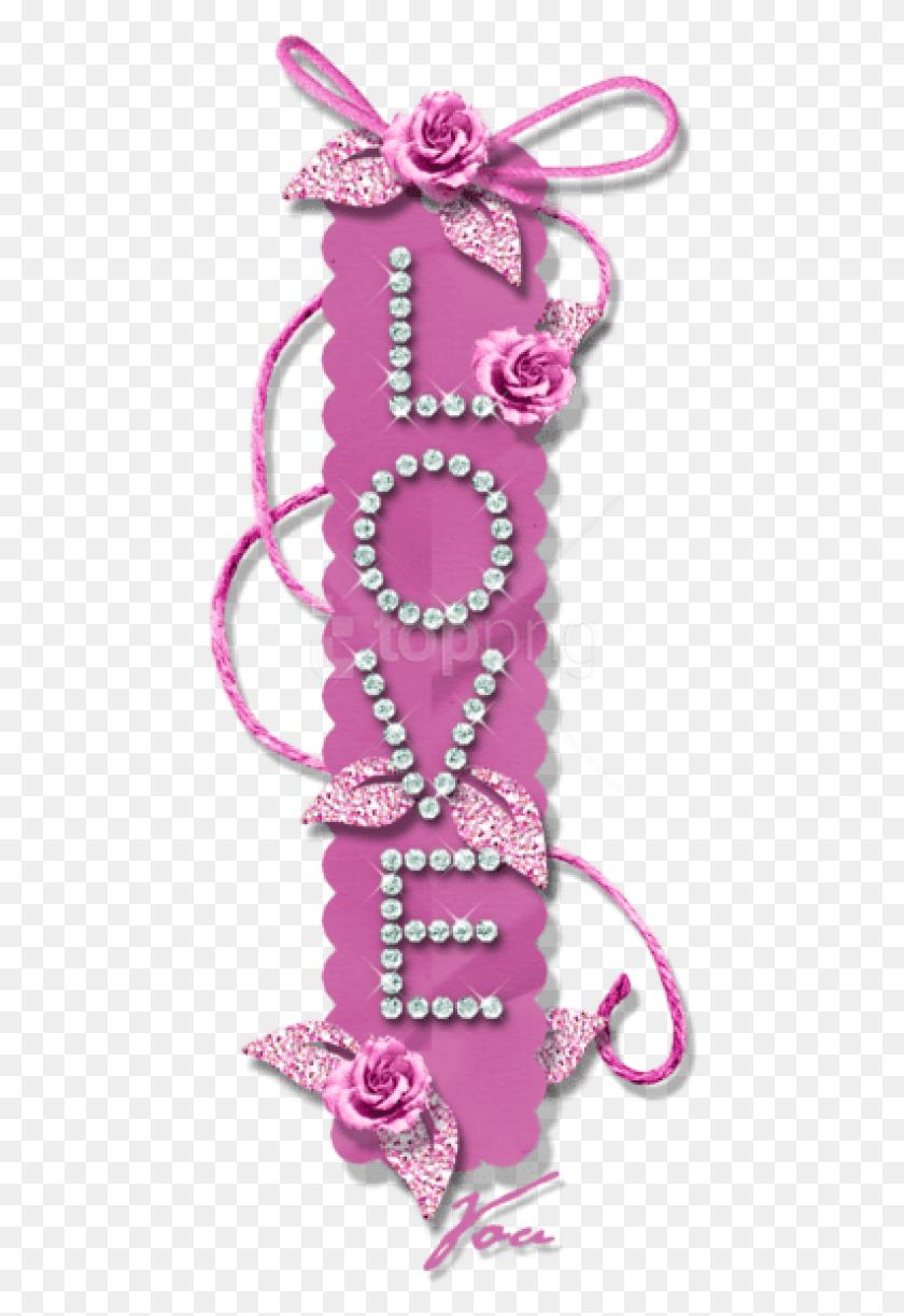 458x1163 Розовые Бриллианты Love Decor Images Love Diamond Pink, Аксессуары, Аксессуары, Украшения Hd Png Download