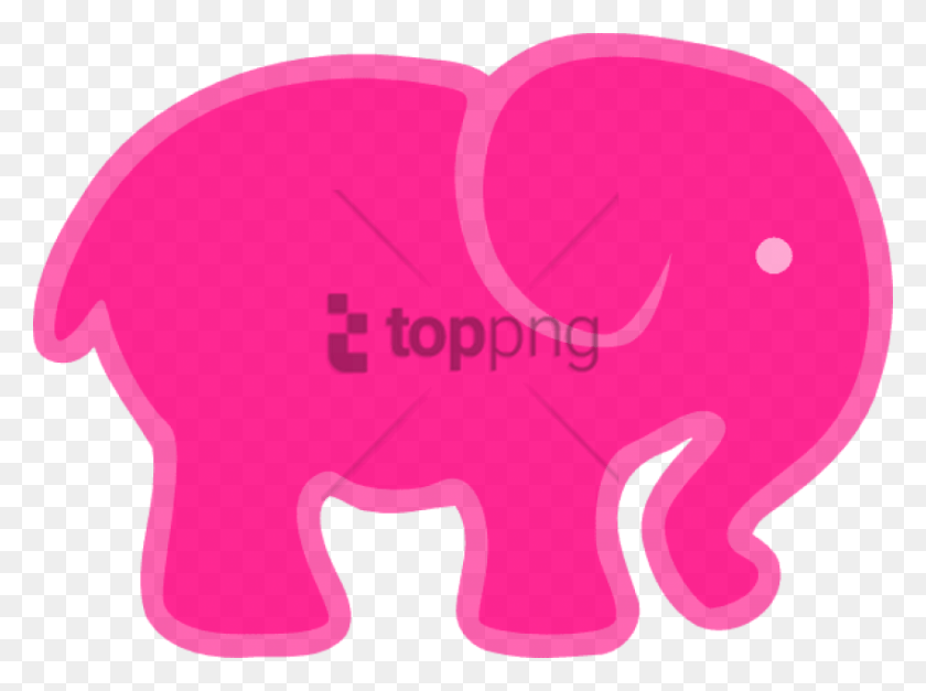 850x618 Descargar Png Elefante Rosa, Mamífero, Animal, Corazón Hd Png