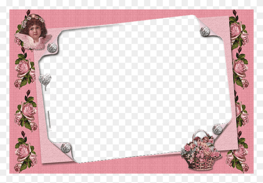 850x571 Free Pink Transparent Frame With Angel Images Rodjendanske Text Za Cerku, Accessories, Accessory, Jewelry HD PNG Download
