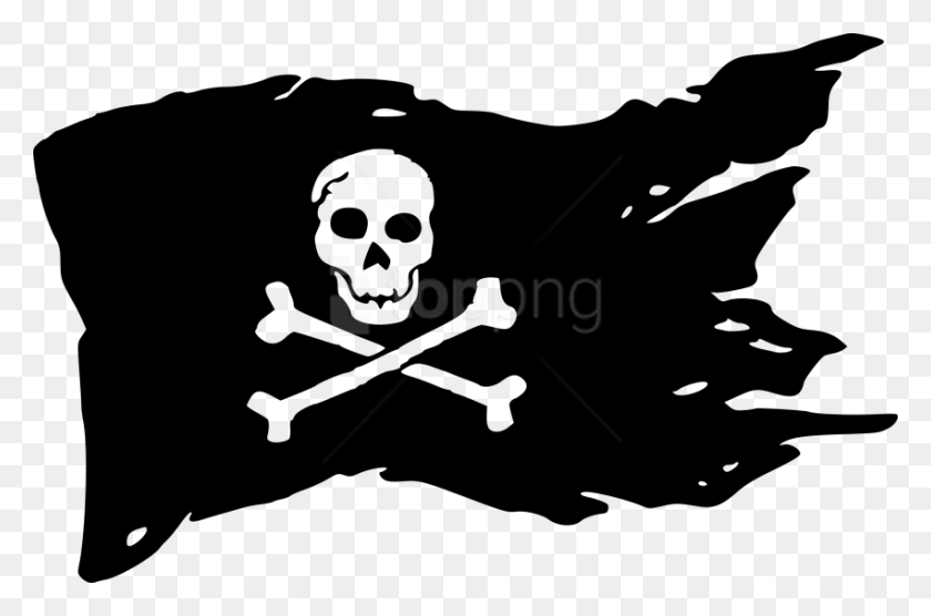 850x541 Free Pirate Flag Images Transparent Pirate Flag No Background, Person, Human, Stencil HD PNG Download