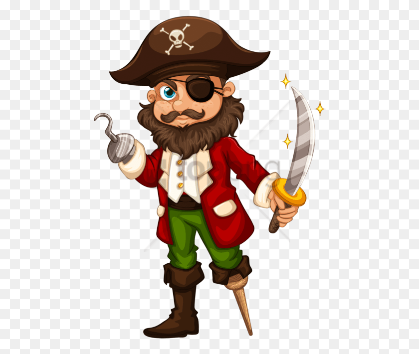 466x650 Free Pirate Image With Transparent Background Free Vector Pirate, Person, Human, Hat HD PNG Download