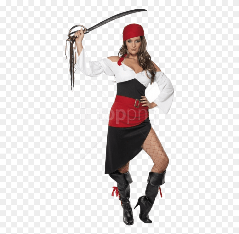385x763 Free Pirate Images Background Pirate Wench Costume, Person, Human, Female HD PNG Download
