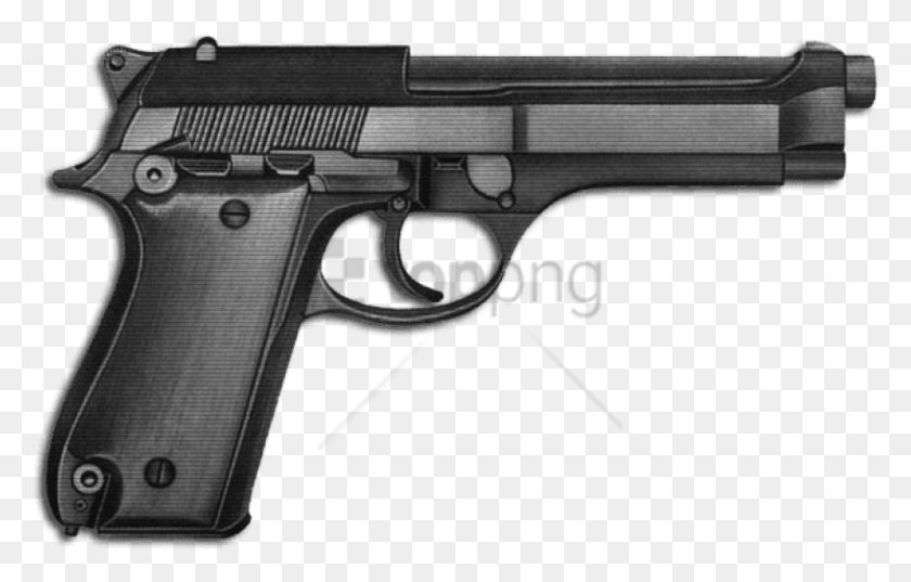 816x500 Free Pistol Image With Transparent Background Beretta, Gun, Weapon, Weaponry HD PNG Download