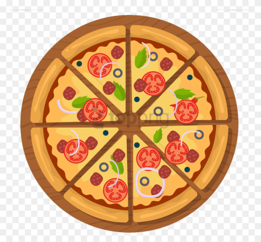 850x786 Free Pizza Image With Transparent Background Pizza Size Vector Transparent, Pattern, Ornament, Rug HD PNG Download