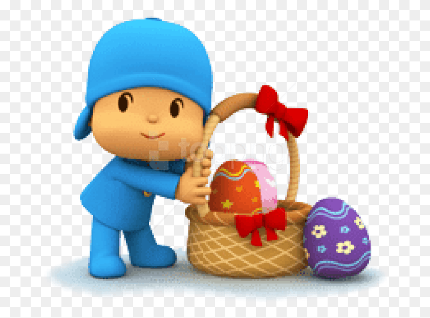 672x561 Free Pocoyo Easter Fun Clipart Photo Imagenes De Pocoyo, Toy, Dulces, Comida Hd Png Download