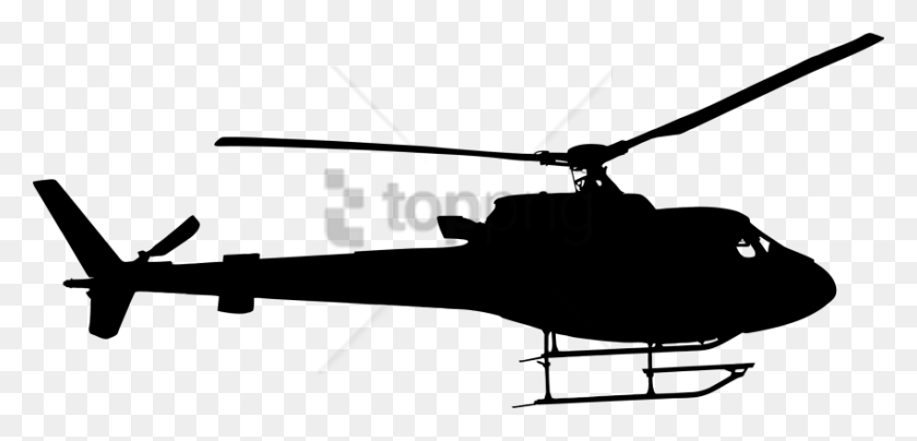 850x375 Free Police Helicopter Image With Transparent Helicopter Clipart, Aircraft, Vehicle, Transportation HD PNG Download