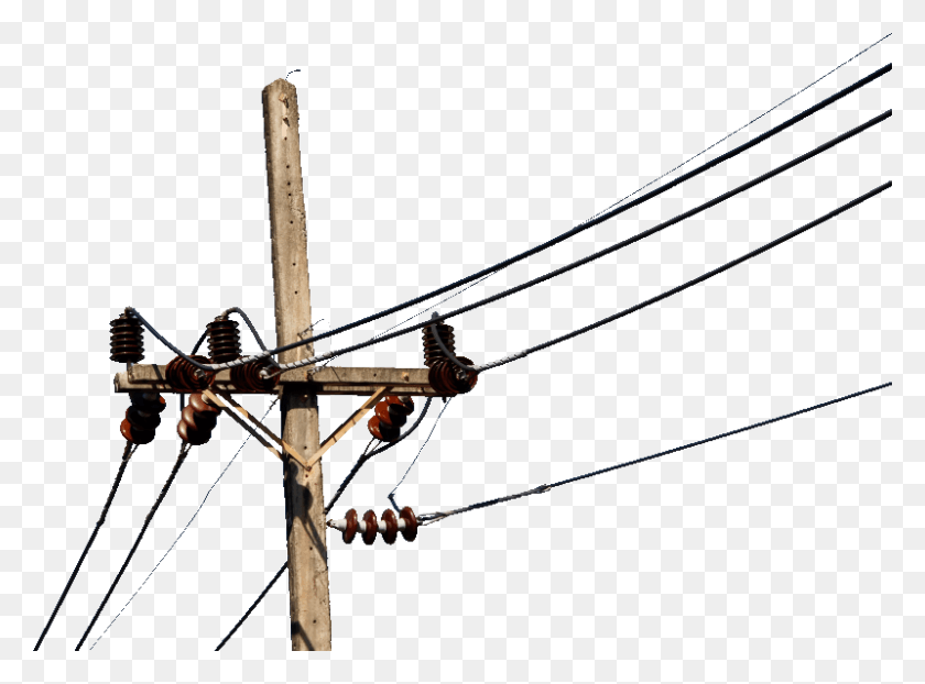 800x577 Free Powerlines Transparent Power Line, Cable, Utility Pole, Bow HD PNG Download