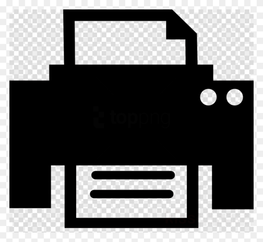 850x775 Free Print Button Icon Computer Icons Printer Square Vector, Label, Text, Sticker HD PNG Download