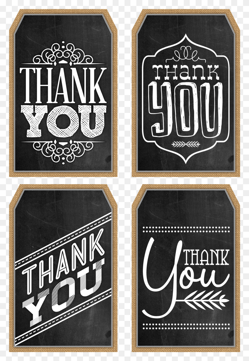 1448x2146 Free Printable Gift Tag Templates Printable Black And White Thank You Tags, Text, Word, Alphabet HD PNG Download