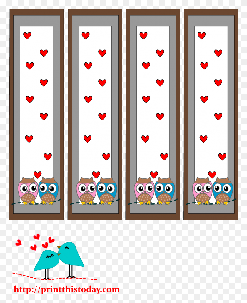 1188x1476 Free Printable Heart Border Templates Them Teddy Bear Bookmarks Template, Bird, Animal, Rug HD PNG Download