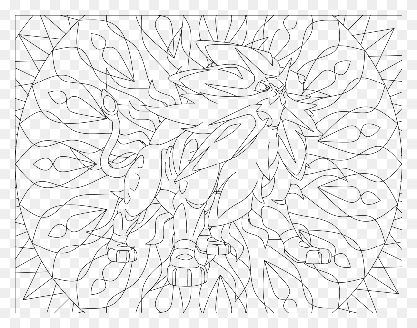 3038x2338 Free Printable Pokemon Coloring, Gray, World Of Warcraft HD PNG Download