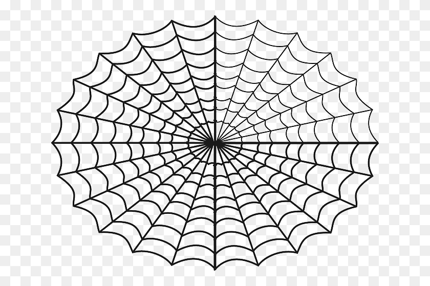 640x499 Free Printable Spider Web Coloring Pages For Kids Inside Spider Man Web, Rug HD PNG Download