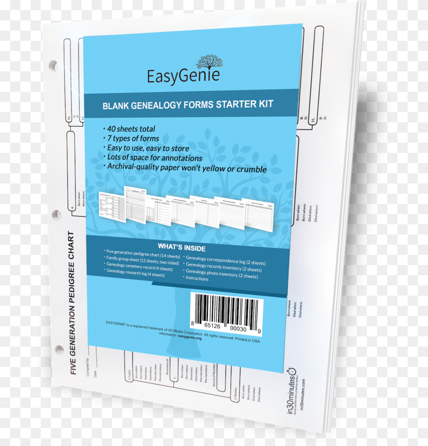 Pullout Family Tree Charts, File Binder, Text PNG