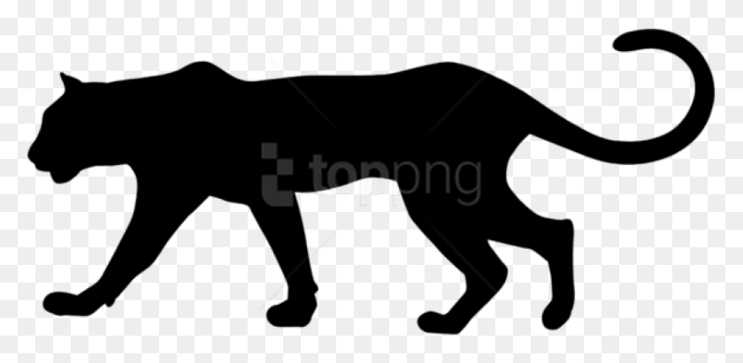 839x378 Free Puma Silhouette Silhouette Cougar Clipart, Text, Sport, Sports HD PNG Download