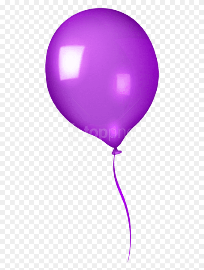 473x1047 Png Изображение - Фиолетовый Воздушный Шар Png.