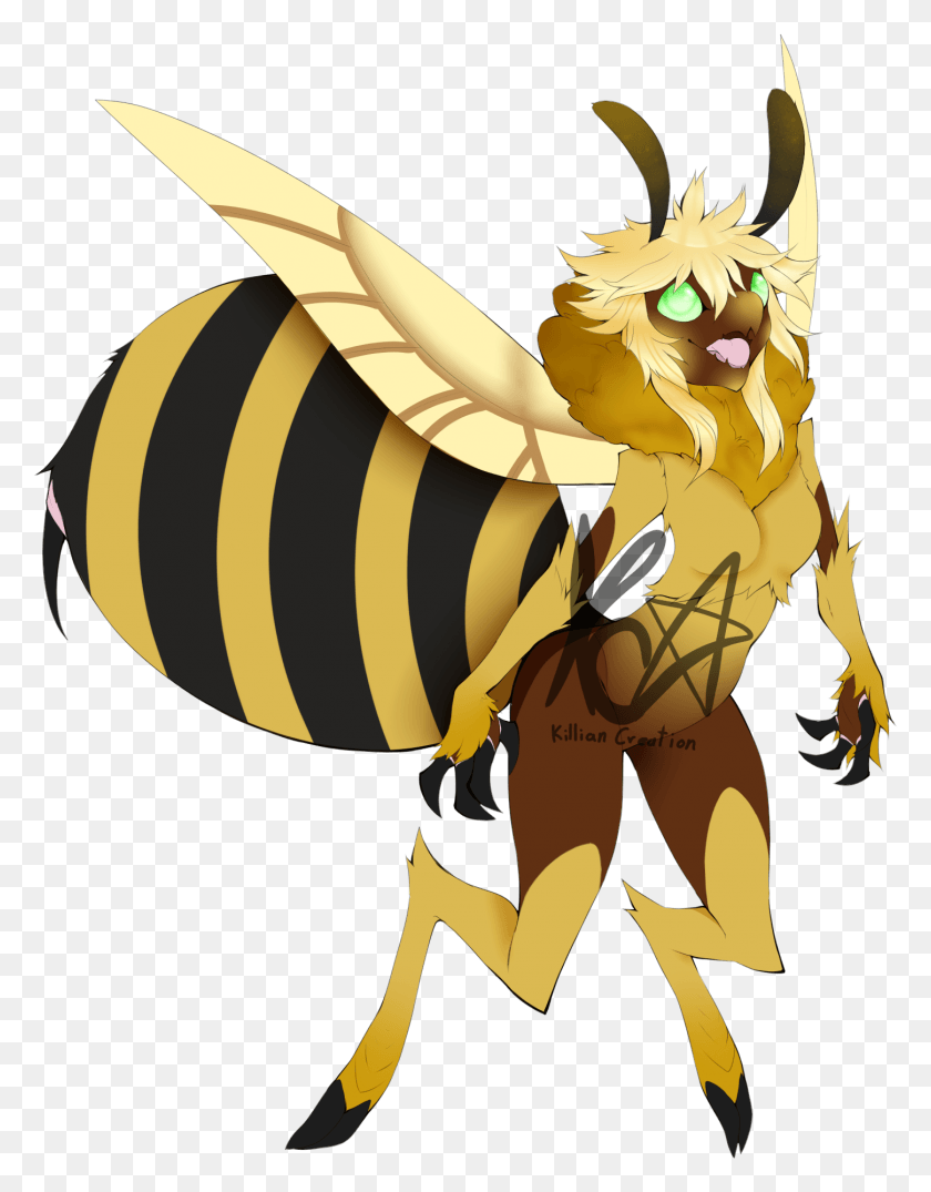 1449x1886 Free Queen Bee Adopt Read Desc Bee Adoptable, Wasp, Insect, Invertebrate HD PNG Download