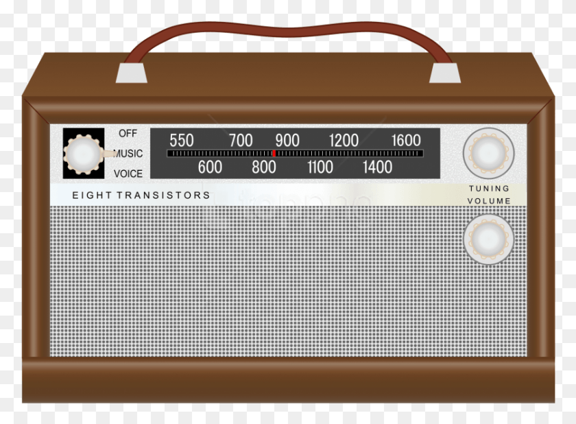 837x599 Free Radio Images Transparent Old Radio Clipart HD PNG Download