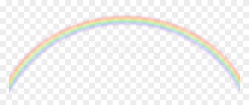 851x323 Free Rainbow Images Transparent Circle, Nature, Outdoors, Sky HD PNG Download
