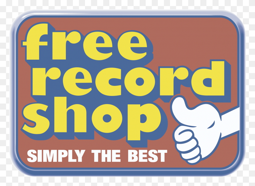 2331x1647 Free Record Shop Logo Transparent Free Record Shop, Hand, Text, Alphabet HD PNG Download