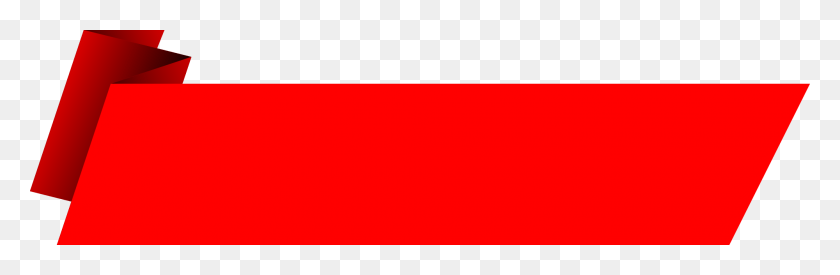2000x552 Free Red Banner Vector, Logo, Símbolo, Marca Registrada Hd Png