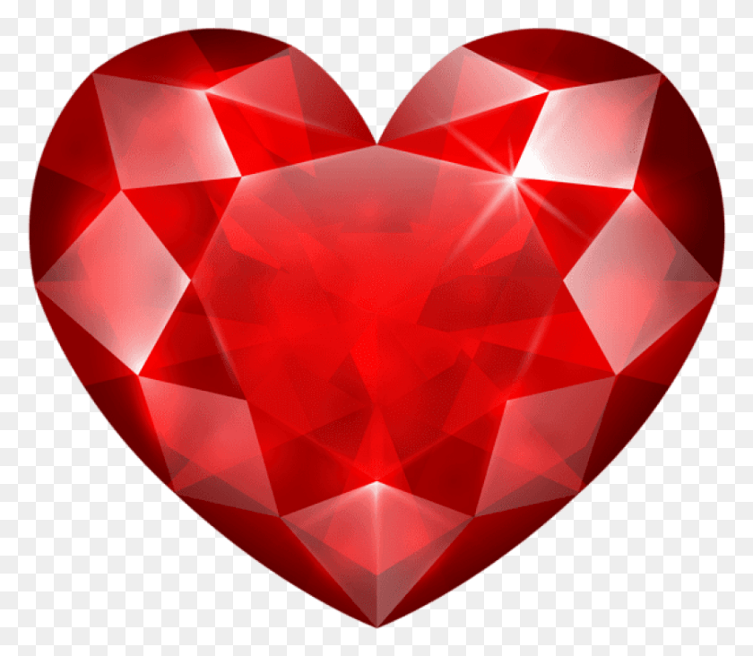 841x725 Free Red Crystal Heart Transparent Birthday Frame Birthday Border, Diamond, Gemstone, Jewelry HD PNG Download