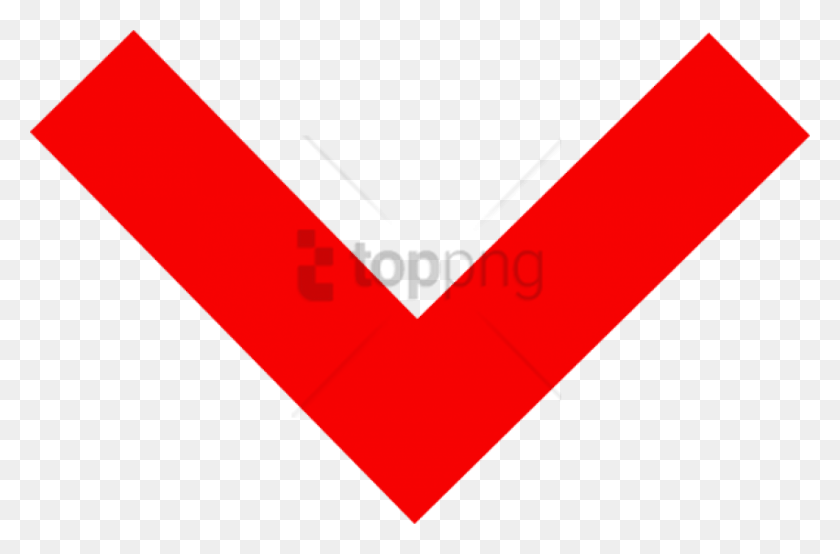 850x539 Free Red Down Arrow Image With Transparent Red Down Arrow, Symbol, Dynamite, Bomb HD PNG Download