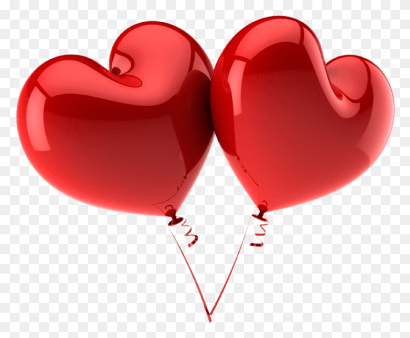 831x674 Free Red Large Heart Balloons Images Heart Shaped Balloons, Ball, Balloon HD PNG Download