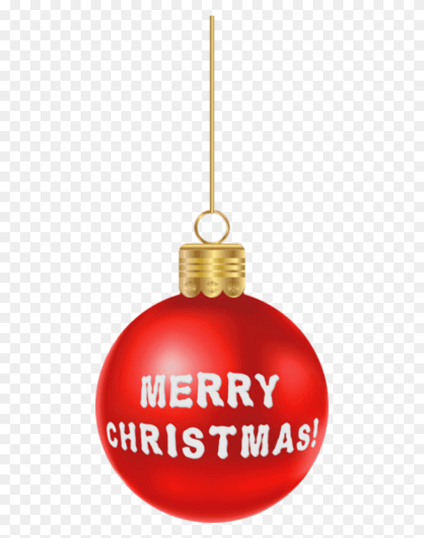 463x1006 Free Red Merry Christmas Ball Christmas Ornament, Ornament, Lamp, Pendant HD PNG Download
