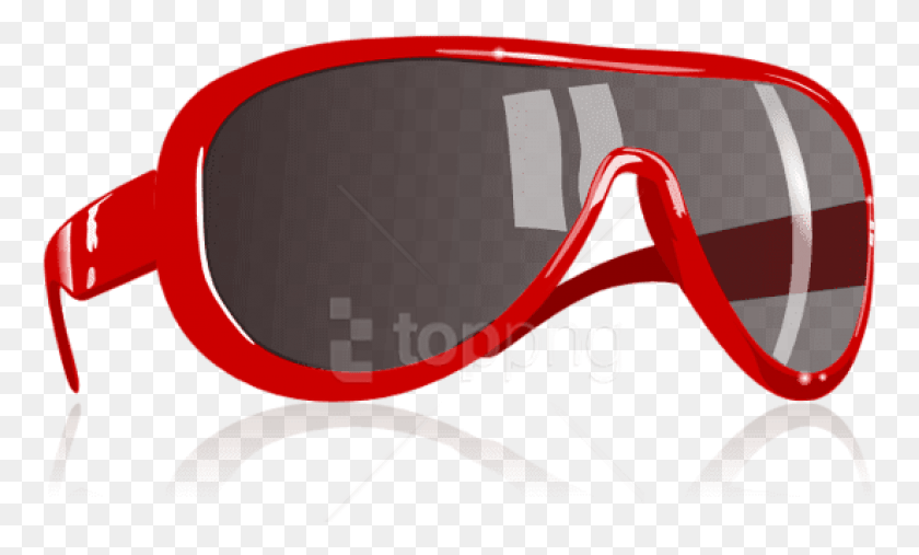 763x447 Free Red Sunglasses Clipart Photo Sunglasses Clip Art, Text, Symbol, Accessories HD PNG Download