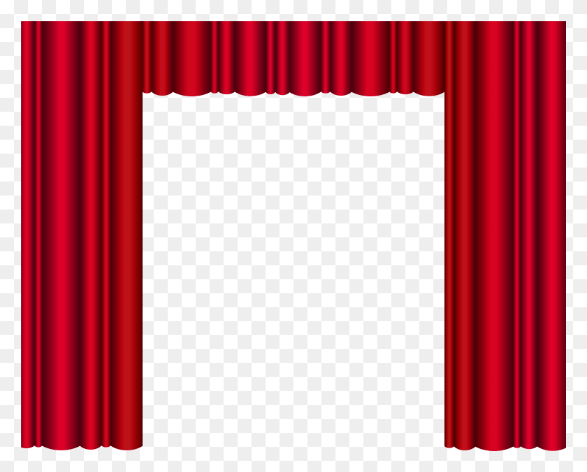 8001x6326 Free Red Theater Curtains Transparent Stage Curtains Transparent Background HD PNG Download