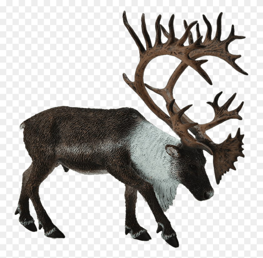 753x764 Free Reindeer Toy Figure Images Background Collecta Caribou, Antelope, Wildlife, Mammal HD PNG Download