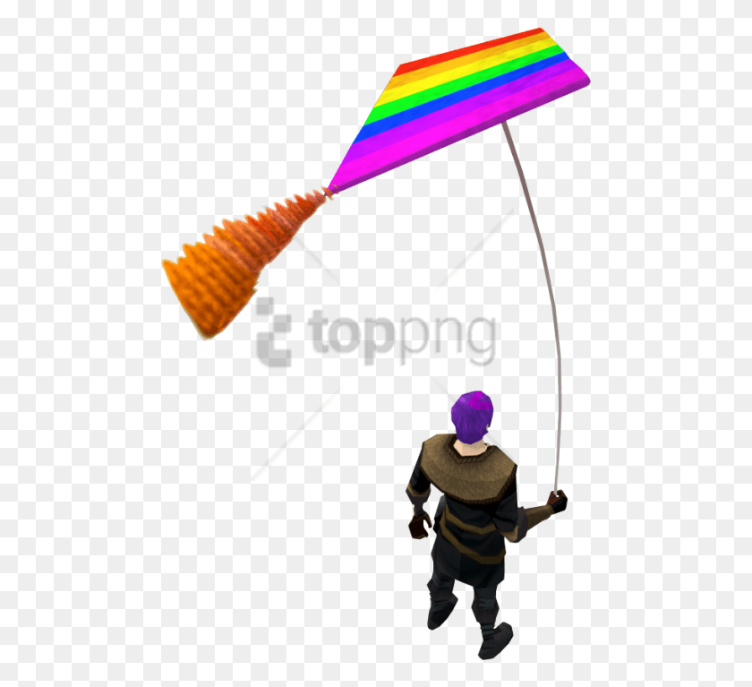480x707 Free Requirements Rainbow Kite Equipped Rainbow Kite, Person, Human, Brush Descargar Hd Png