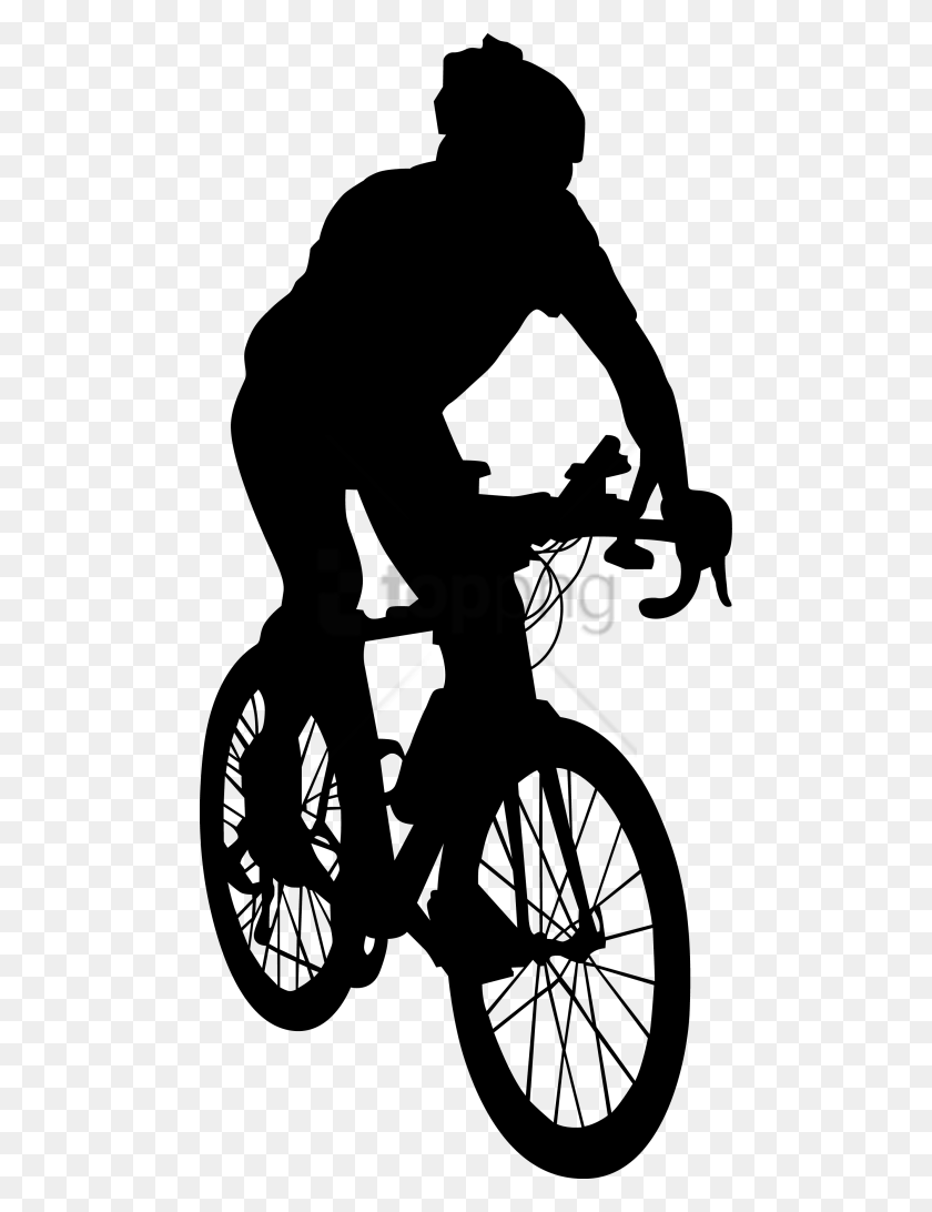 480x1032 Free Riding Bike Silhouette Image With Transparent Silhouette Bike Riding, Bicycle, Vehicle, Transportation HD PNG Download