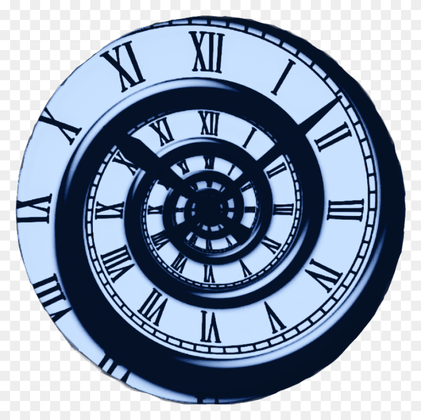 850x848 Descargar Png Reloj De Pared De Espiral Romano Imágenes Plantilla De Esfera De Reloj, Reloj Analógico, Torre Del Reloj, Torre Hd Png